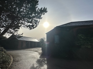 Sunny winters day at BMH